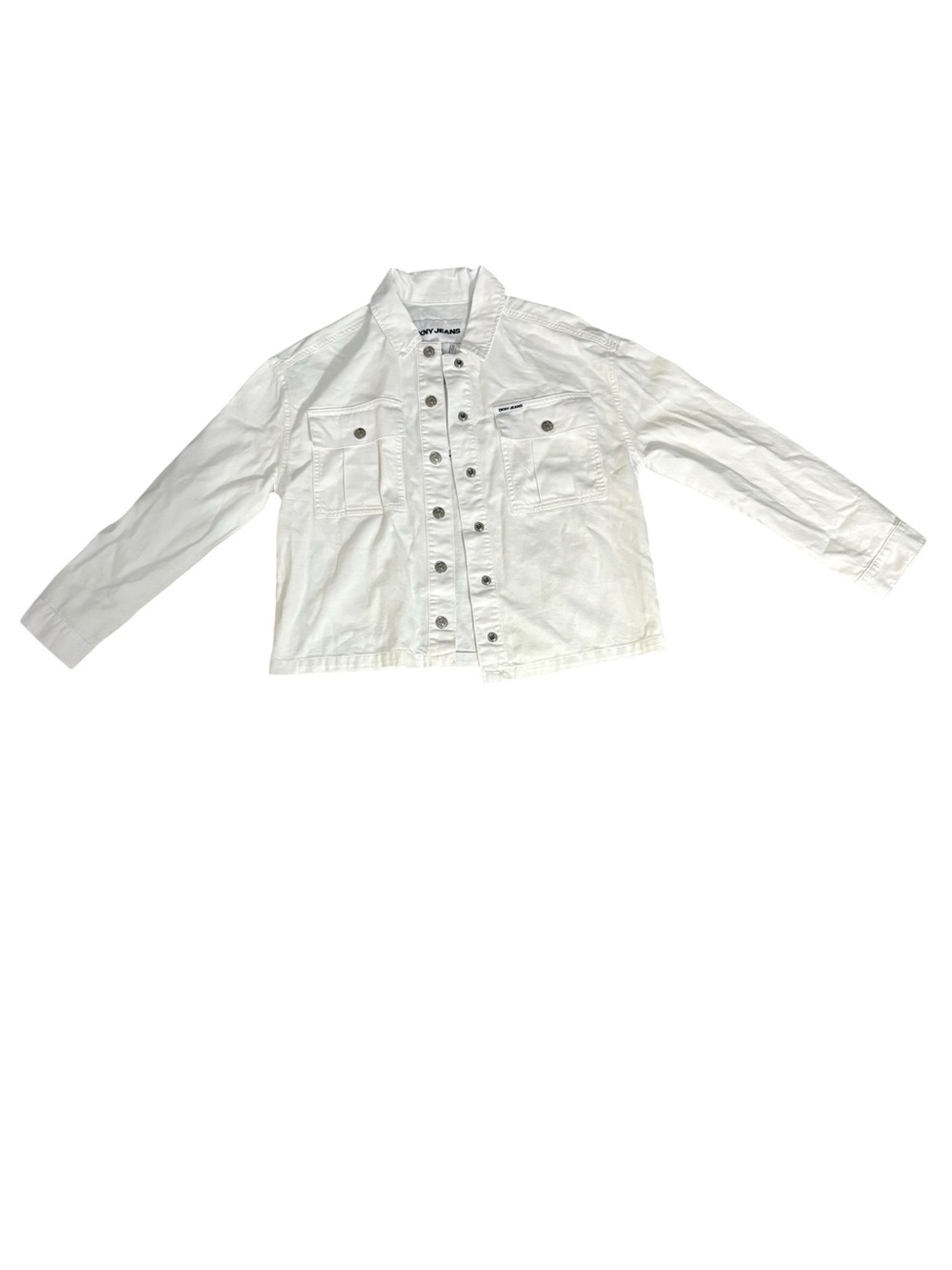 DKNY White Denim Jacket